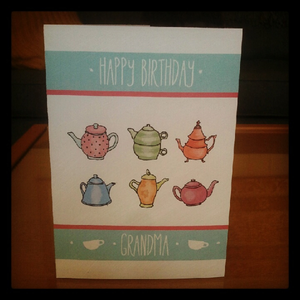 Happy Birthday Grandma Card