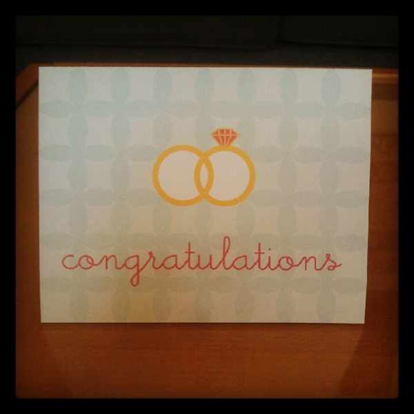 Congratulations Rings Card